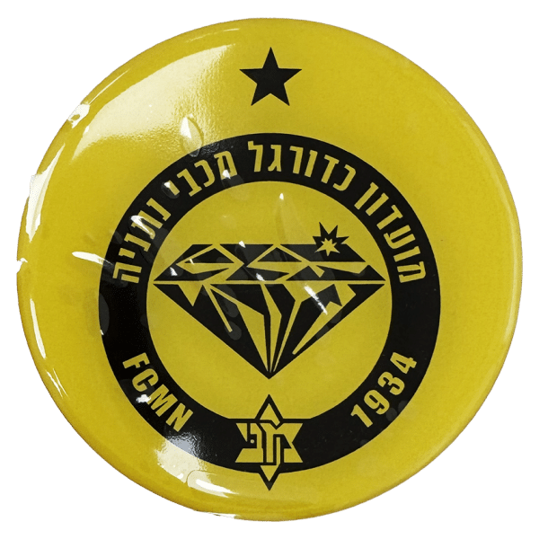 זוג מדבקות ויניל עגולות - לוגו מועדון